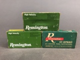 3 boxes of Remington 35 REM ammo