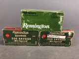 3 boxes of 250-3000 Savage ammo