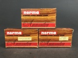 3 boxes of Norma 5.6x52r .22 Savage ammo