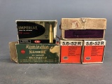 5 boxes 5.6x52R .22 Savage ammo
