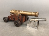 Two model cannons