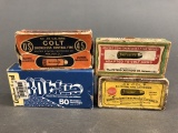 4 boxes of .45 Colt brass and ammo