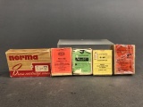 Assorted vintage European hunting cartridges/boxes