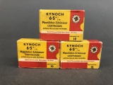 3 boxes of Kynoch 6.5mm Mannlicher-Schoenauer ammo