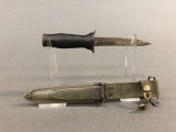 WW2 U.S. M3 trench knife with scabbard.
