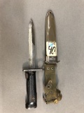 US M6 bayonet and scabbard.