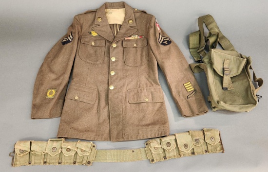 WWII USAAC CBI wool dress jacket
