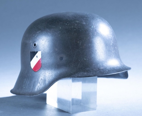 WWII German M42 helmet shell