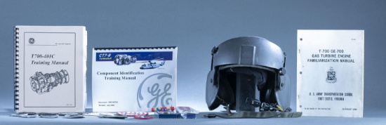 Gentex HGU-56/P helmet, aphemera, and insignia