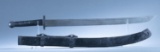 Chinese Qing Yaodao Peidao saber with scabbard