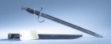 Japanese Type 30 bayonet with scabbard.
