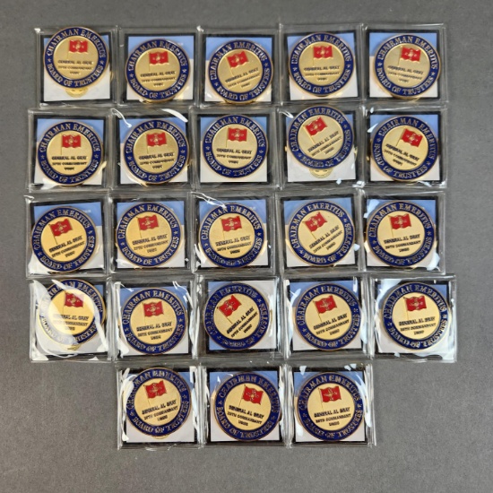 23 Gen. Gray challenge coins