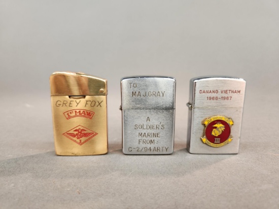 3 Gen. Gray lighters