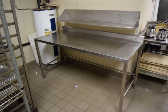 6' x 30" Heavy Duty Stainless Steel Table