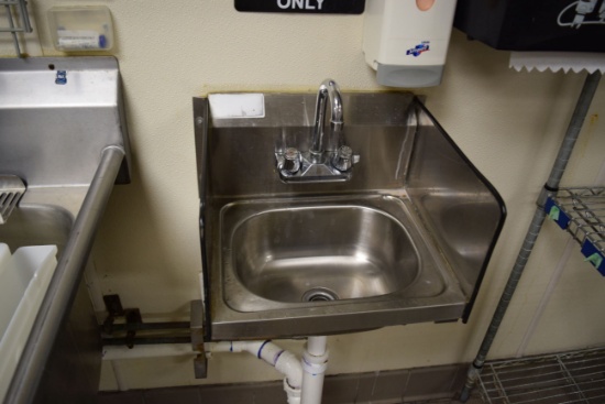 Stainless Steel Wall-Mount Hand Sink