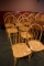 Lot of 4 Wooden Chairs