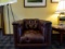 Woodbridge Leather Swivel Chair