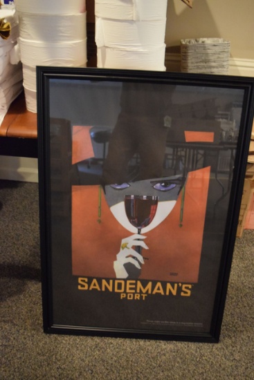 Sandeman's Port Framed Picture