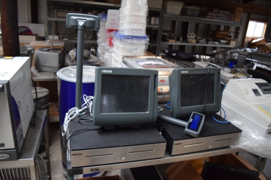 Micros POS Complete System with printers and HP computer system