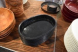 Black Plastic Bread Baskets