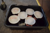 Lot of Salad Bar containers with lids