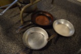 Lot of 4 saute pans