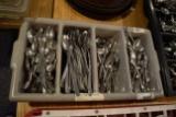 Lot of spoons and container