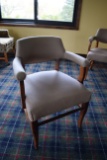 Lot of 3 Woodbridge Vinyl Arm Chair