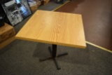 Square Wooden Table