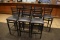 Lot of 7 Metal Bar Stools