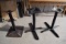 Lot of 3 Table Bases