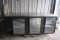 True 3 Door Glass Back Bar Refrigerator