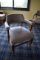 Lot of 4 Woodbridge Vinyl Arm Chairs