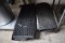 Lot of 2 Rubber Floor Mats