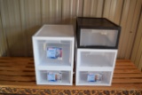 Lot of 5 Steralite Modular Storage Drawers