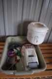 Lot of Small Items and Bus Bucket