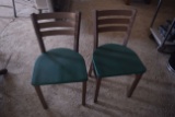 Lot of 2 Metal Chairs