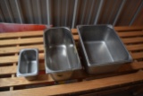 Lot of Stainless Steel Pans