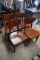 lot of 4 wooden dining chairs