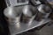 lot of 9 aluminum pans