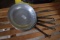 lot of 5- 10in thunder group saucepans