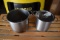 lot of 2 stainless steel stockpots
