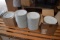 lot of 103- 8in bread and butter plates