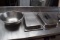 lot of 2 full size hotel pan covers/1- 15inx7in mixing bowl