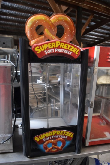Pretzel warmer display
