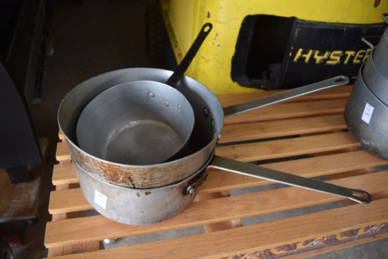 lot of 3 sauce pans