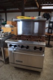 american range 6 burner gas range