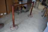lot of 2 beltrac retractable belt line dividers