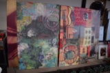 lot of 2 canvas pictures