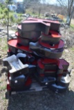 lot of pallet full of assort red letter lights